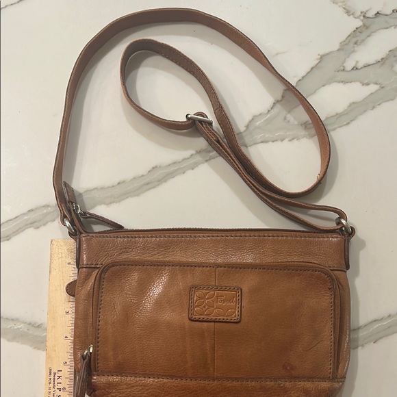 Fossil leather crossbody purse - Picture 2 of 5